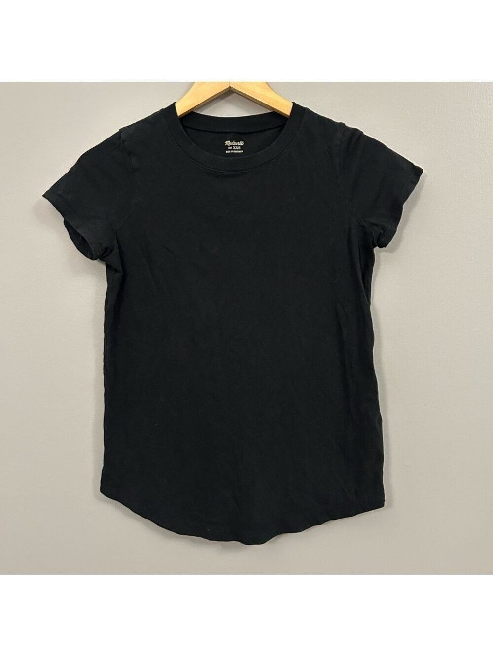 Madewell Black Short Sleeve Tee Size XXS